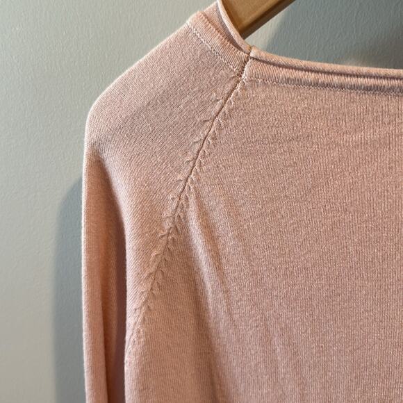 Pink Clover XL Valencia Pink Curved Hem Sweater - Picture 8 of 8